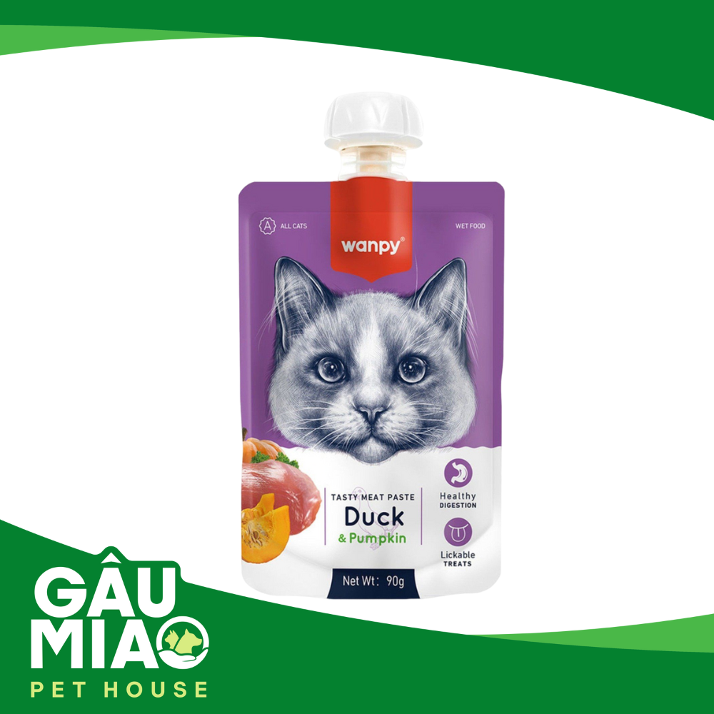 Súp thưởng Wanpy nắp vặn cho mèo 90g