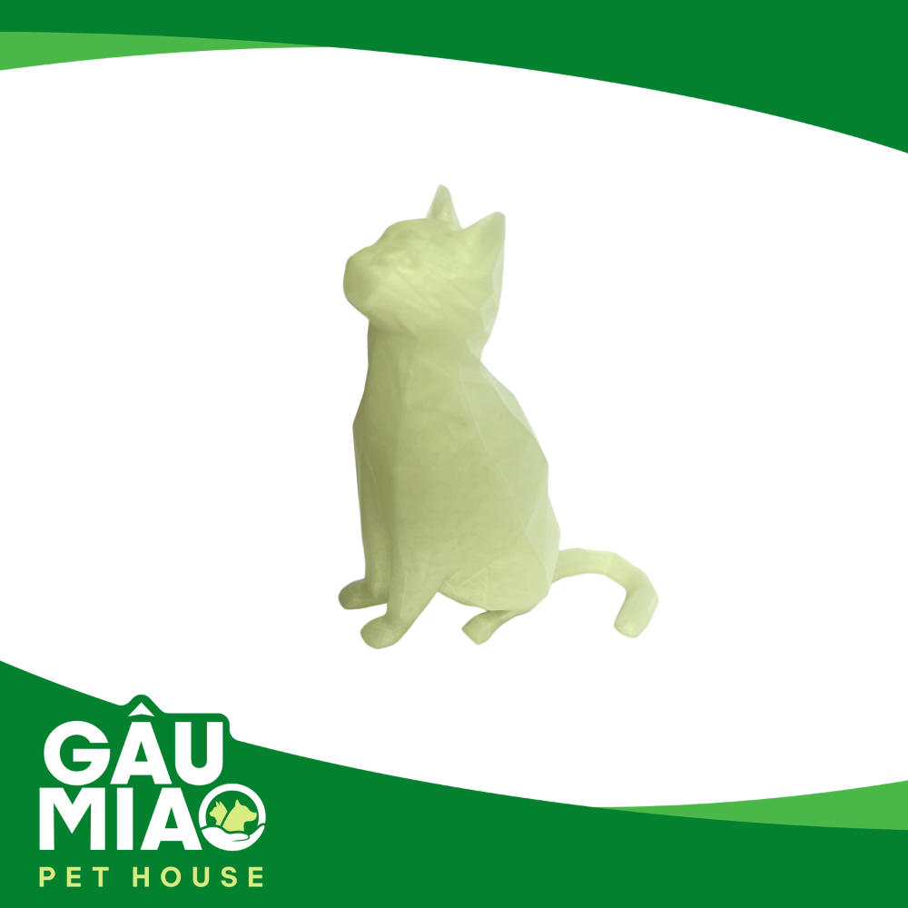 Tượng mèo low poly