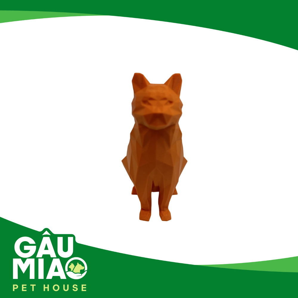 Tượng mèo low poly