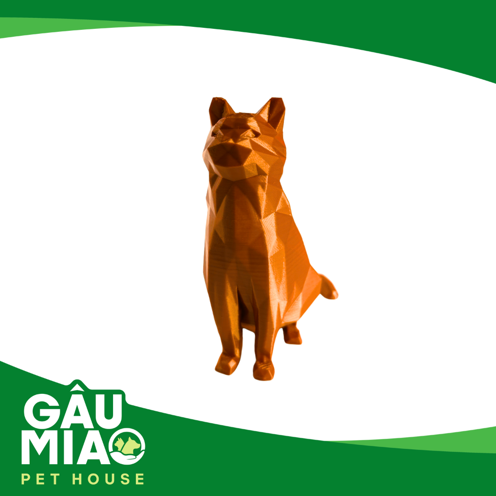 Tượng mèo low poly