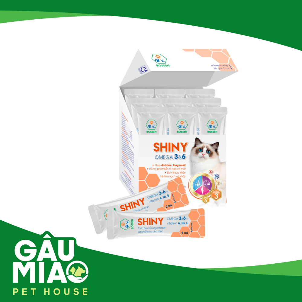 Shiny Omega 3 & 6 cho mèo 2ml
