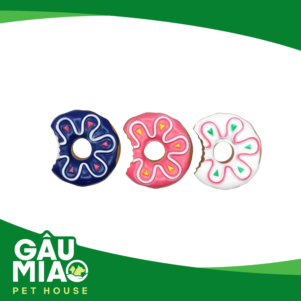 Đồ chơi Bánh donut cao su JJFD1961 10.3*3.3cm