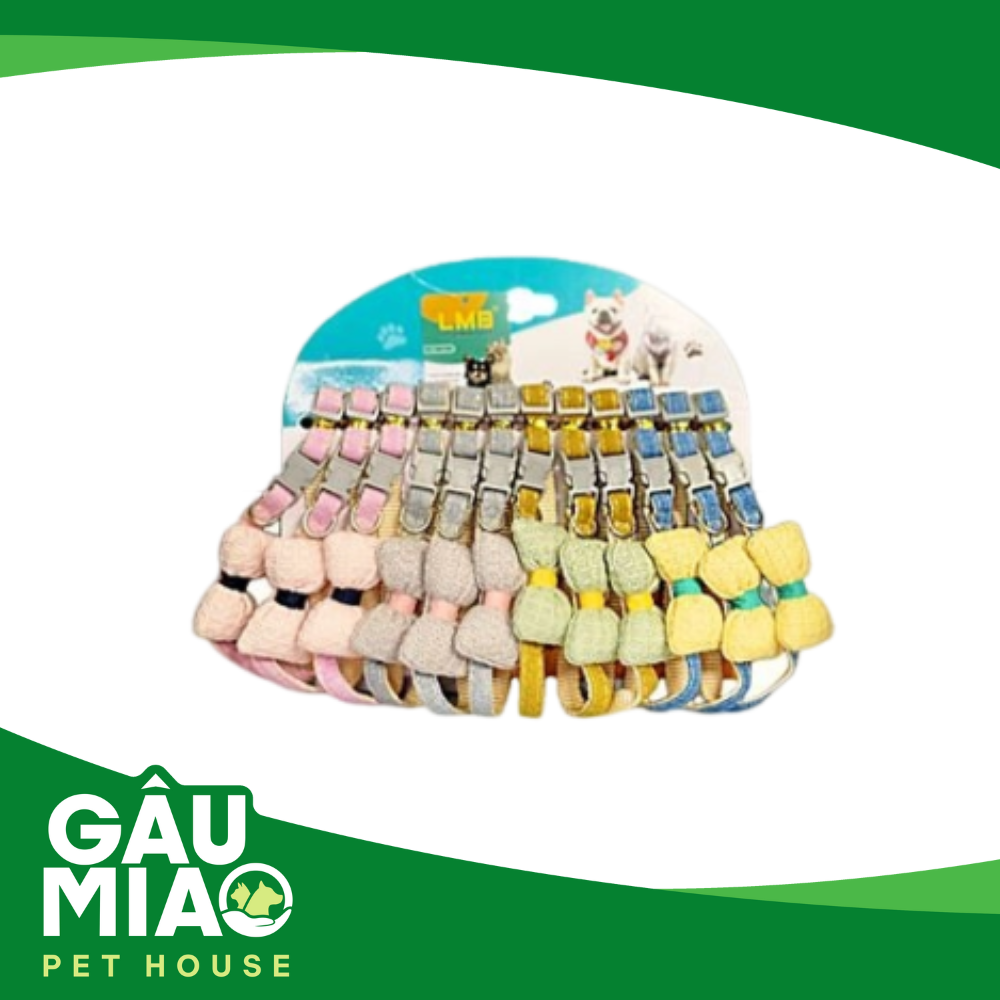 Vòng cổ nơ nhồi bông