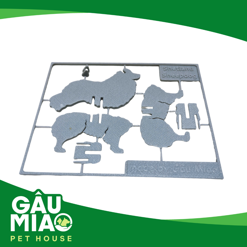 Kit card lắp ghép mô hình chó
