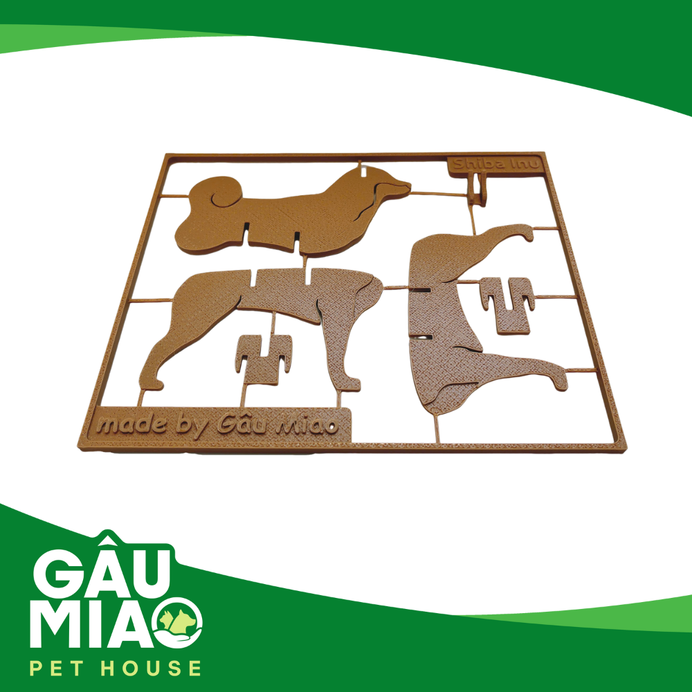 Kit card lắp ghép mô hình chó