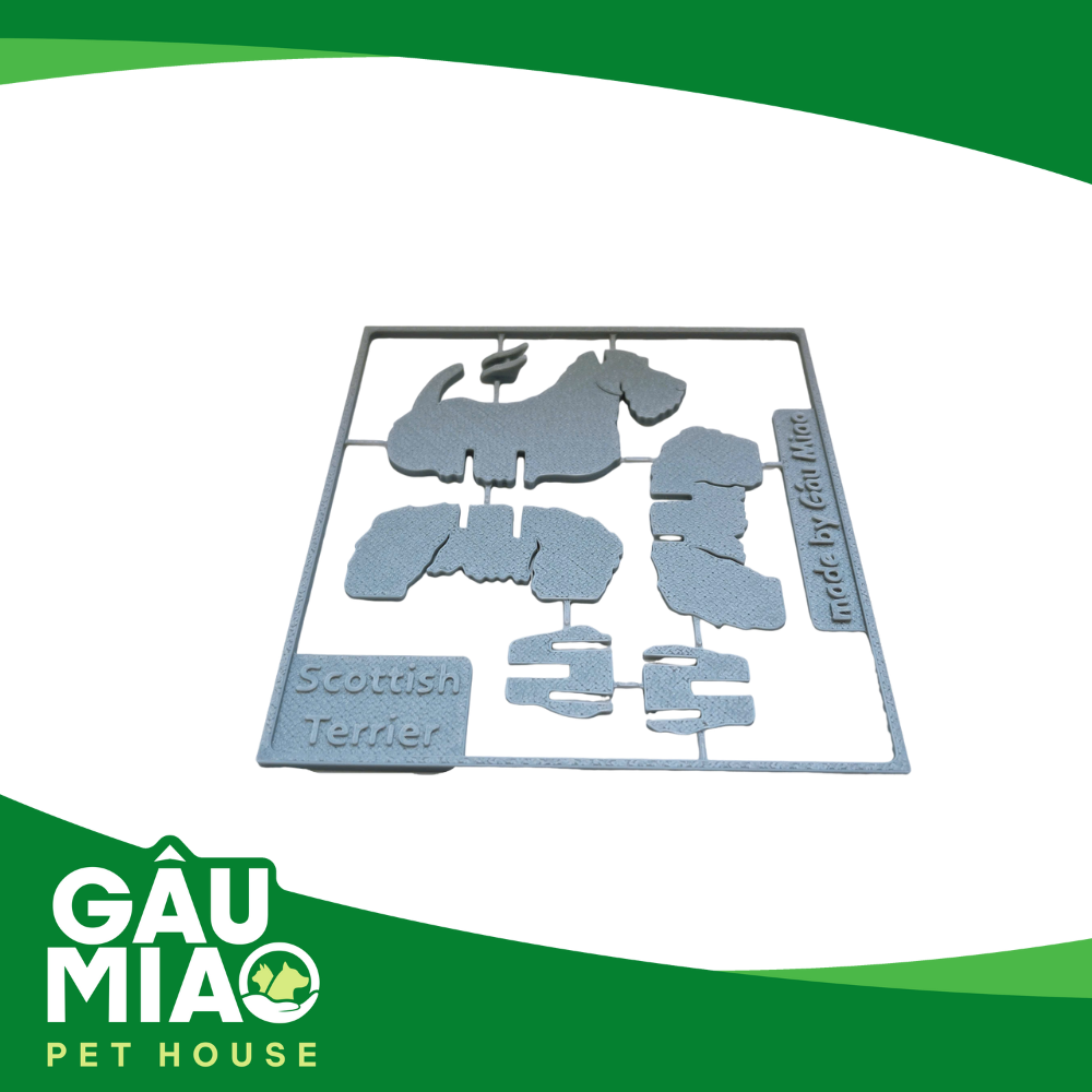 Kit card lắp ghép mô hình chó