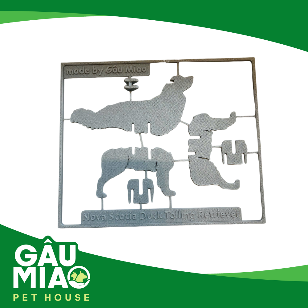 Kit card lắp ghép mô hình chó