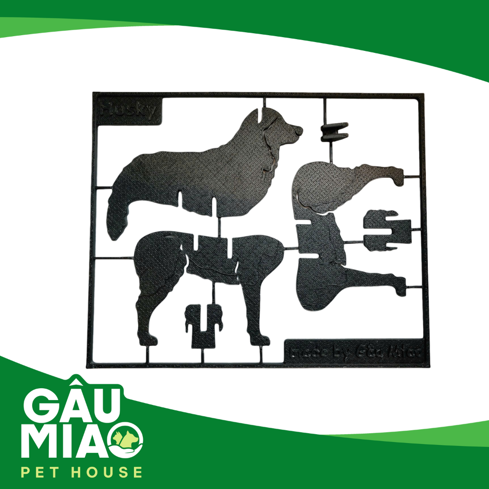 Kit card lắp ghép mô hình chó
