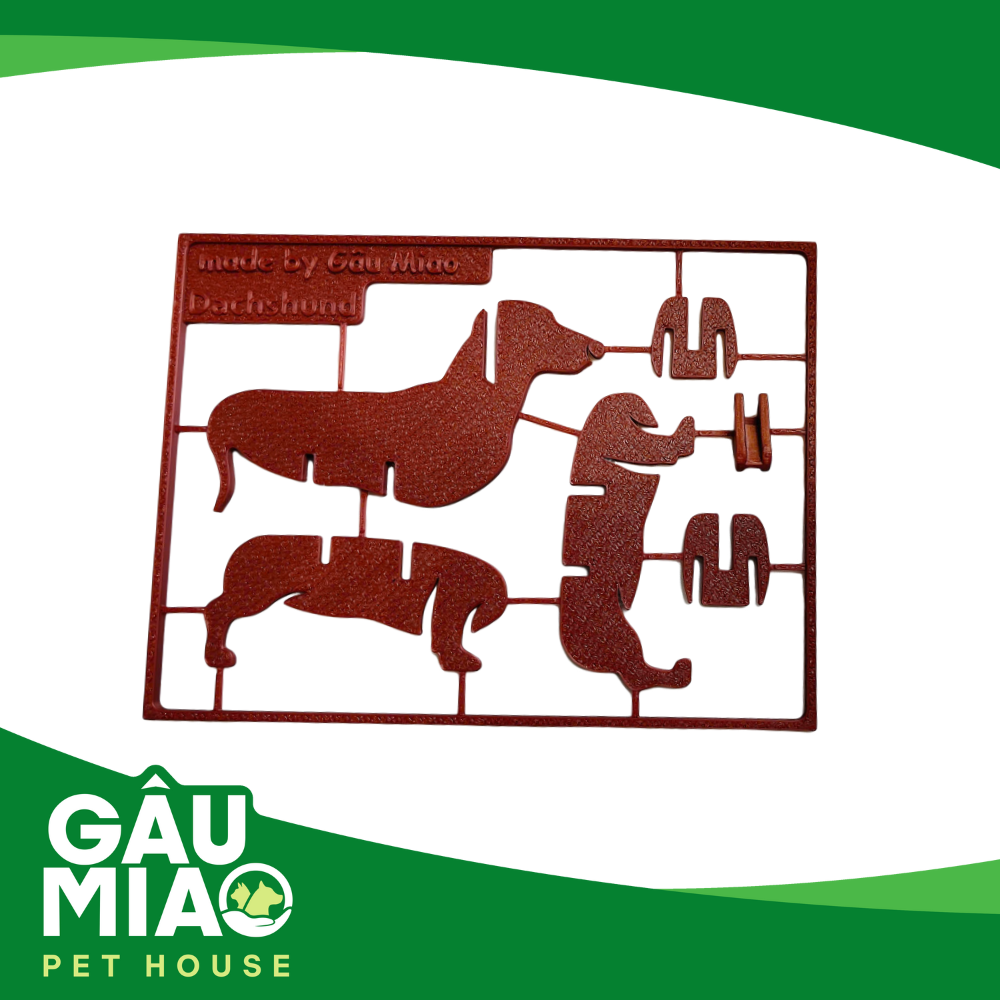 Kit card lắp ghép mô hình chó