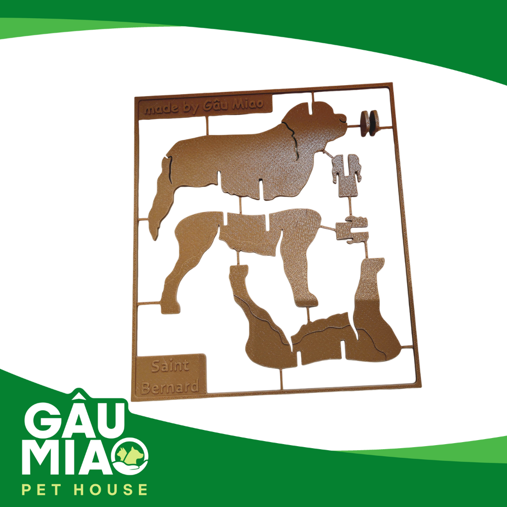 Kit card lắp ghép mô hình chó