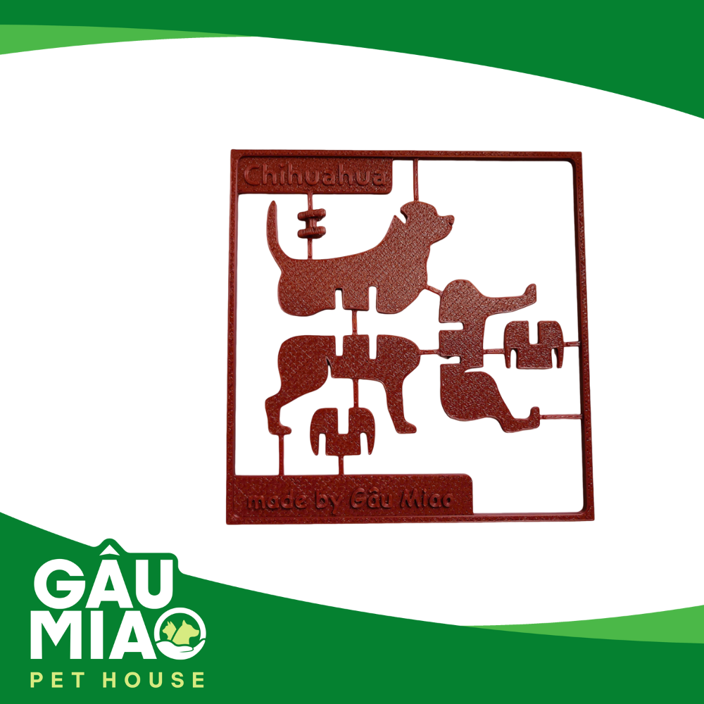 Kit card lắp ghép mô hình chó