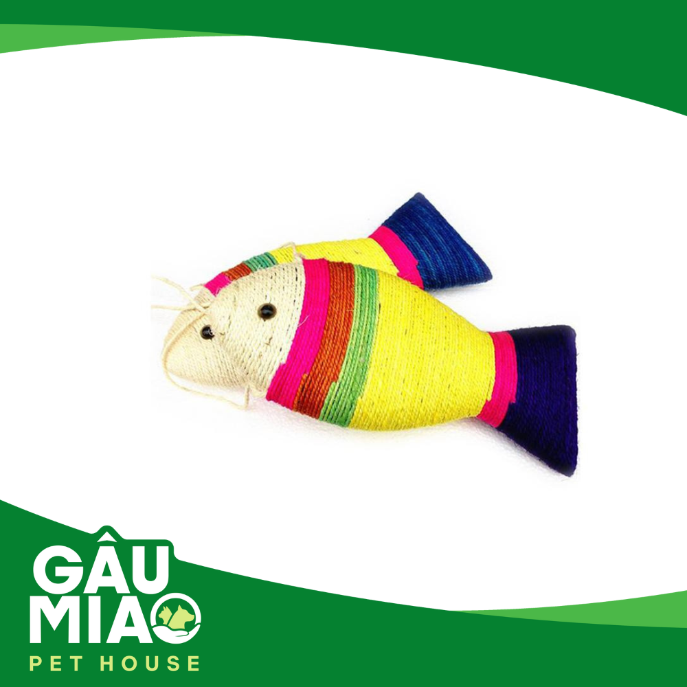 Đồ chơi cào móng hình cá cho mèo XH189