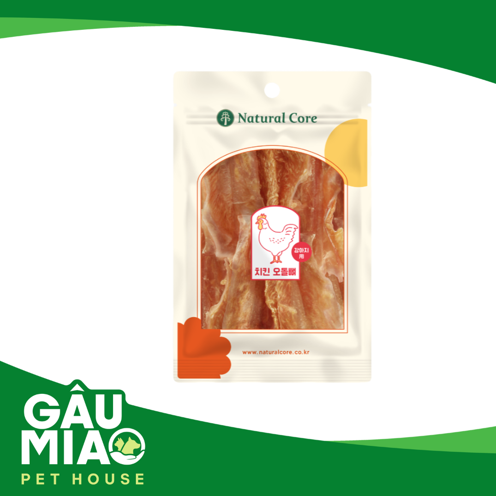 Natural Core Thịt gà cuộn sụn vịt cho chó 40g