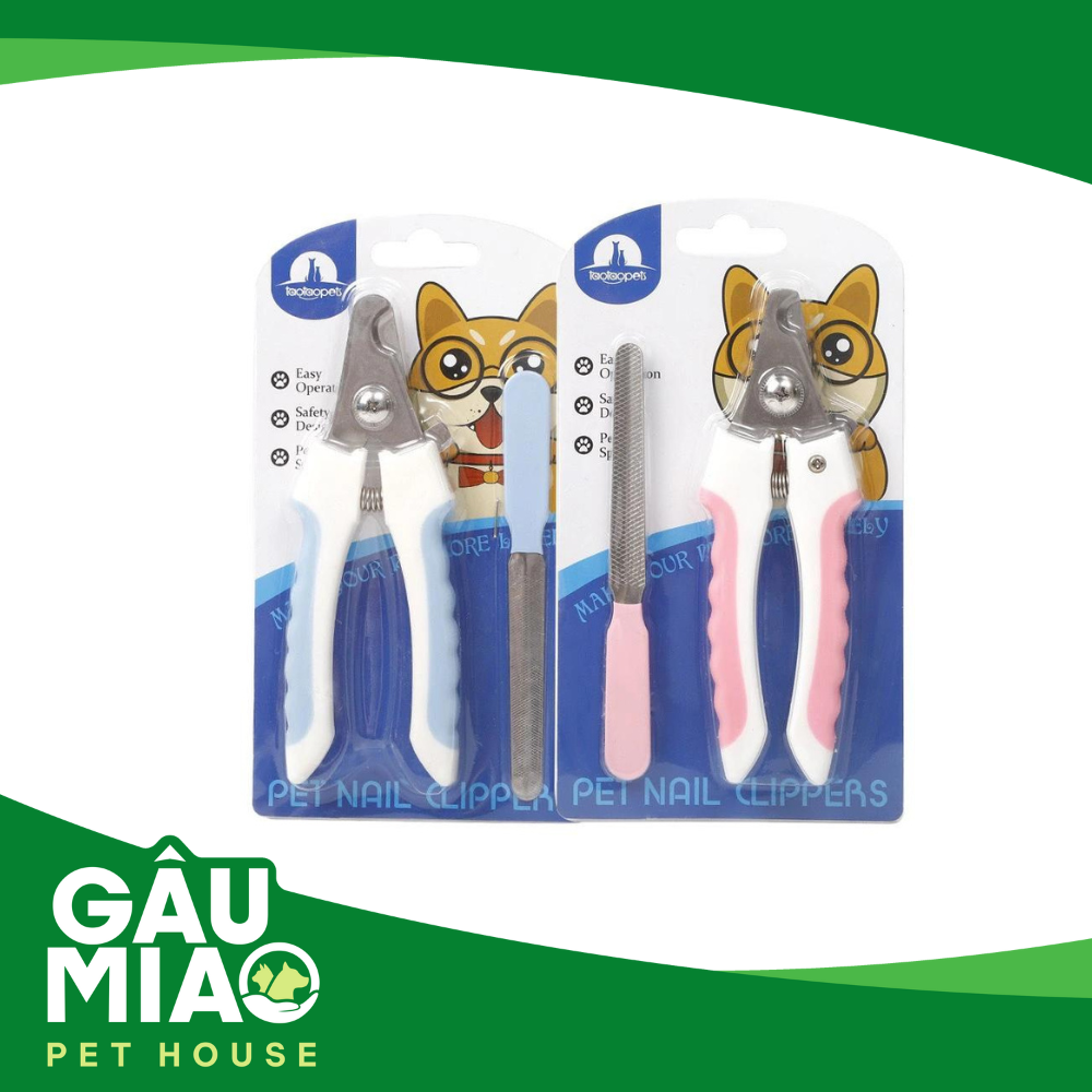 Kềm cắt móng+dũa Taotaopet
