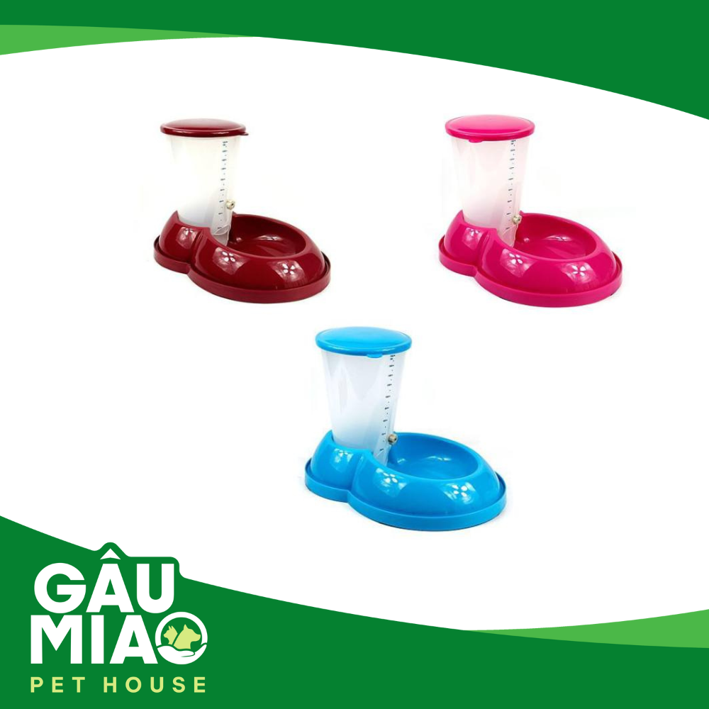 Khay+bình đựng thức ăn 1.25kg/1.8L nước BO-3422