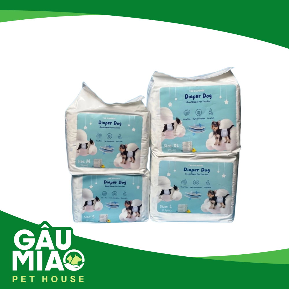 Tã cho chó đực TD - XL ( 12 miếng)