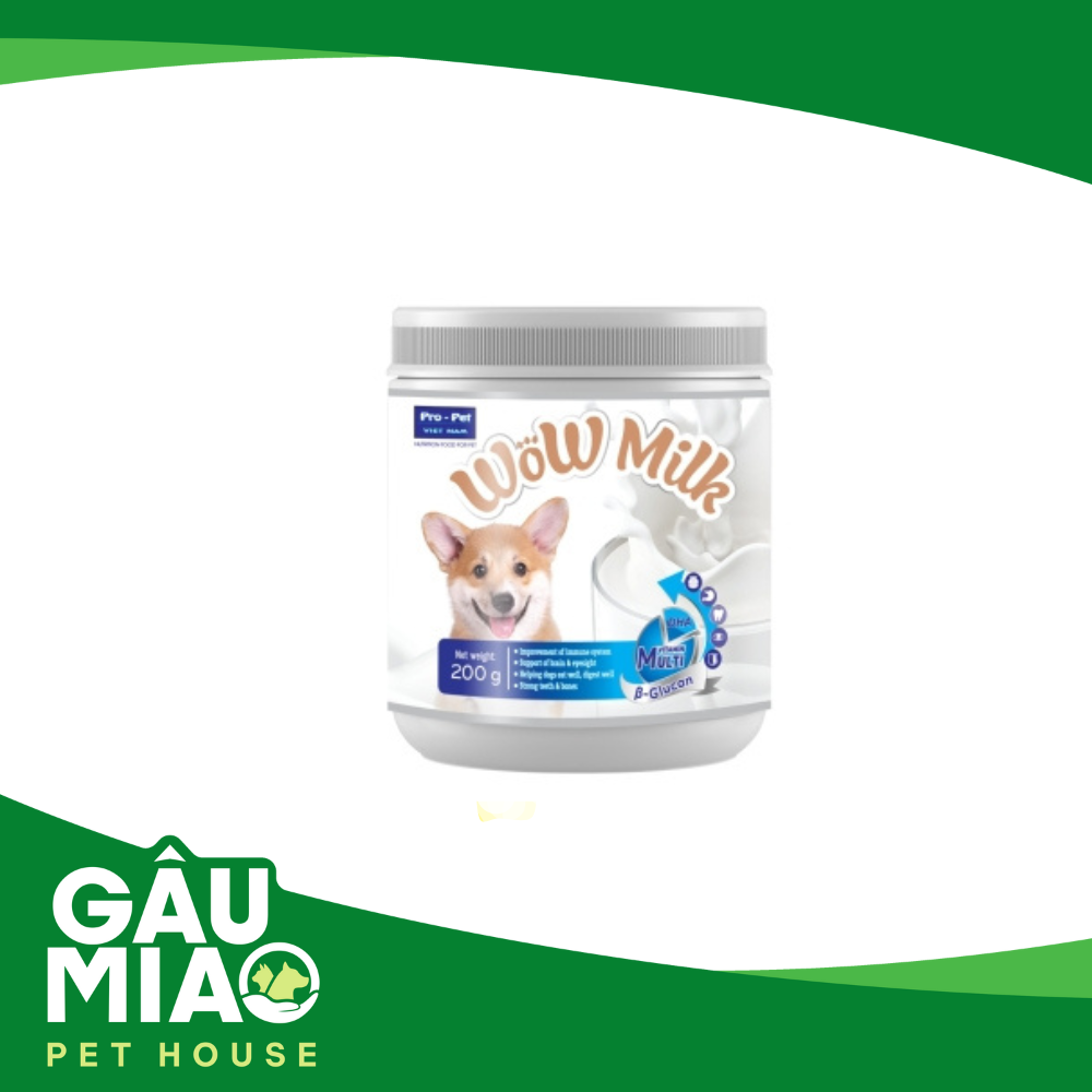 Pro Pet-Wow milk sữa cho chó