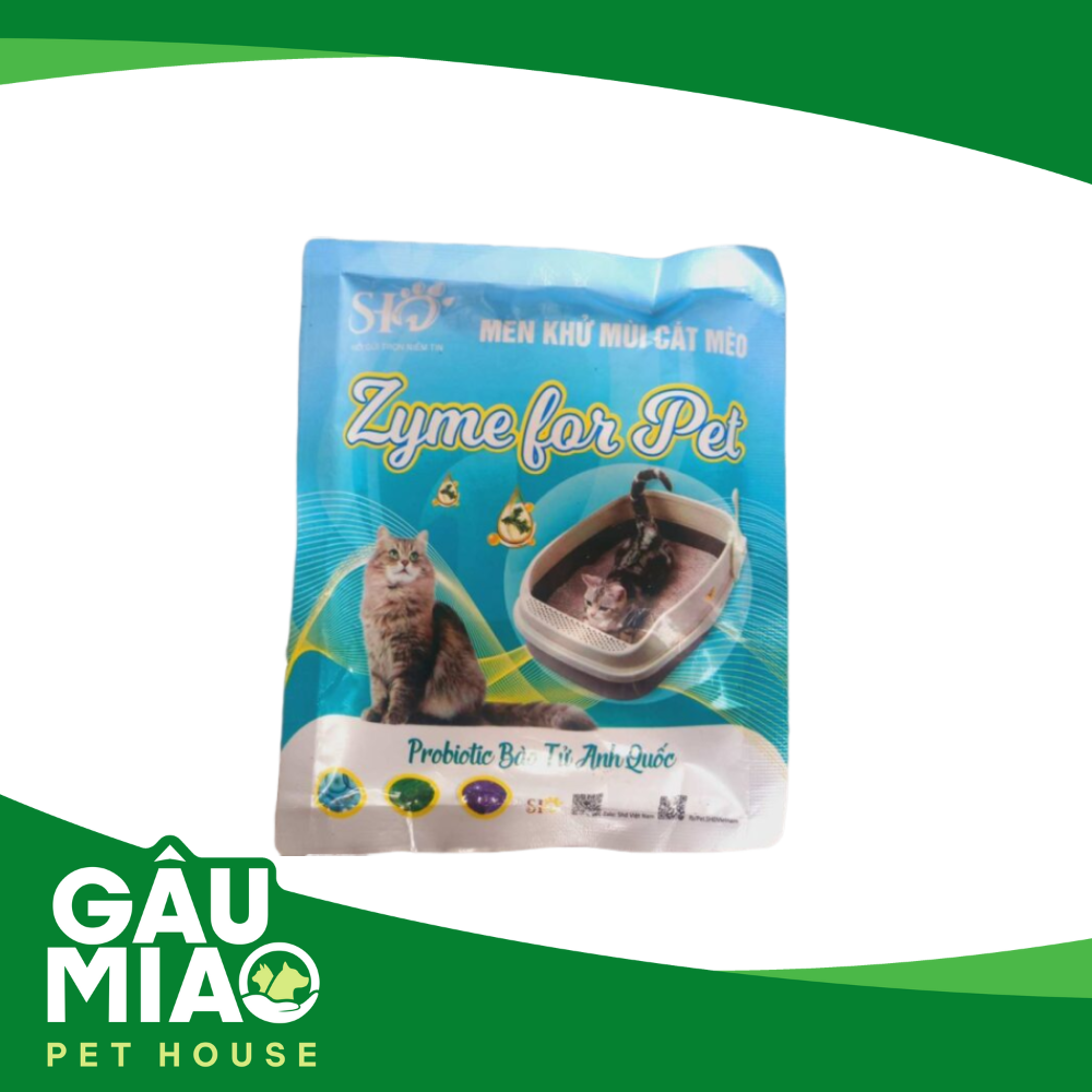 SHD Zyme 100g - Bột khử mùi hôi cát mèo