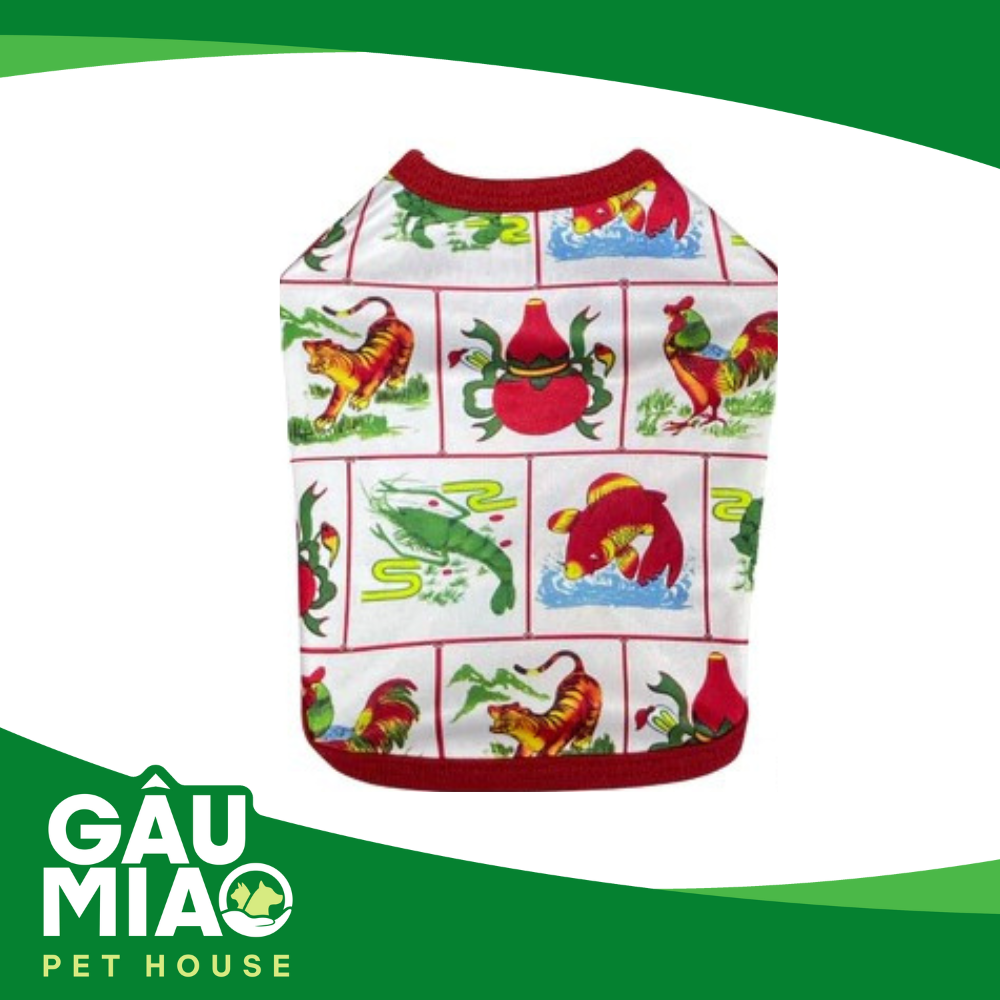 Áo thun hoạ tiết Bầu Cua