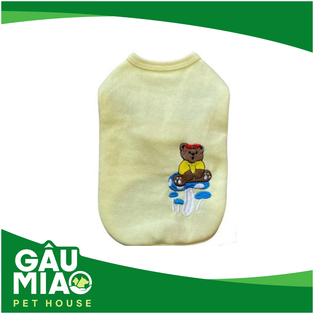 Áo nỉ Gấu nấm vàng