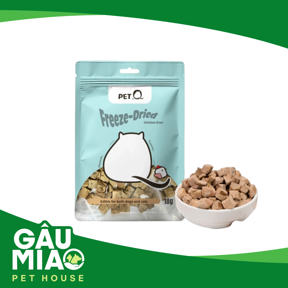 PetQ Freeze - Dried - Gan gà sấy