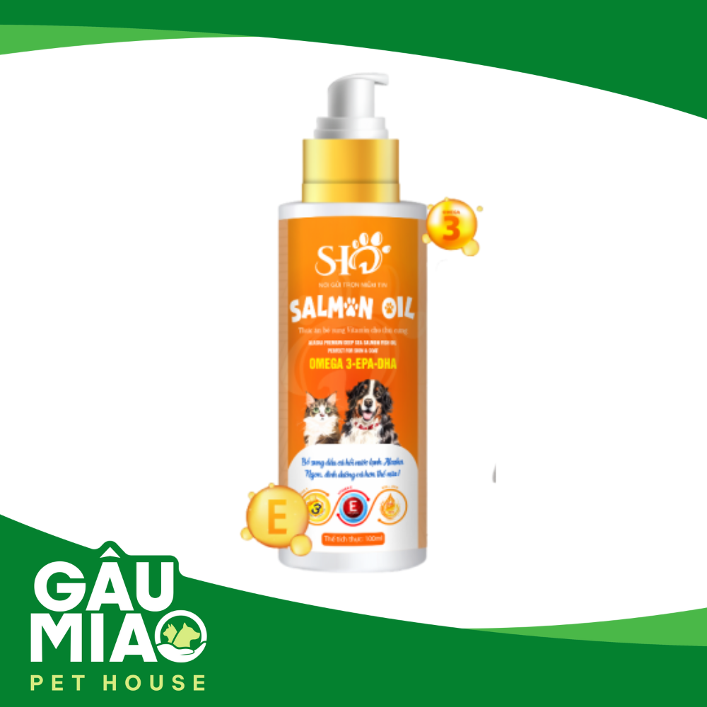 SHD SALMON OIL 50ml - Dầu cá hồi cho thú cưng