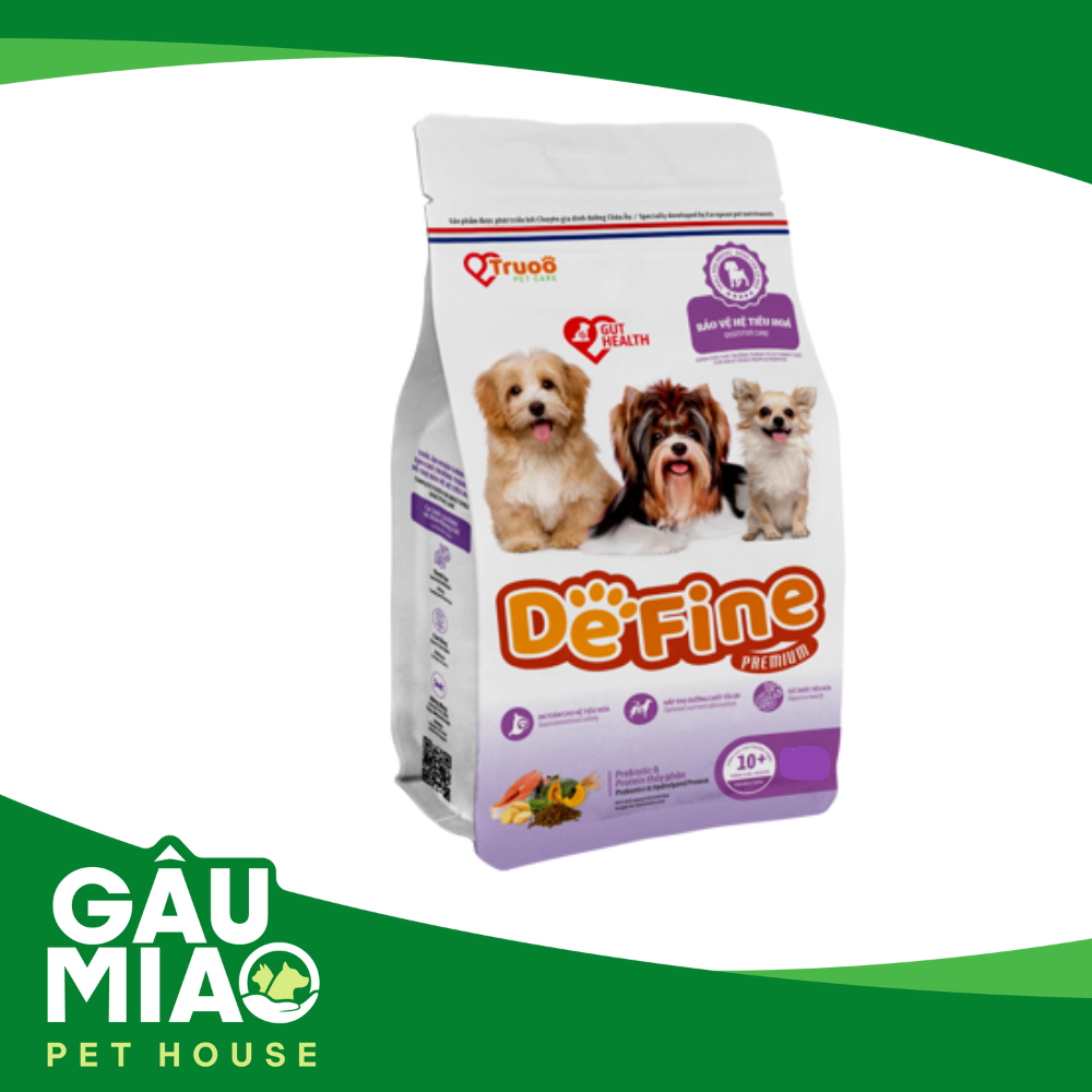 DeFine-Thức ăn chó trưởng thành-Bảo vệ hệ tiêu hoá-500g