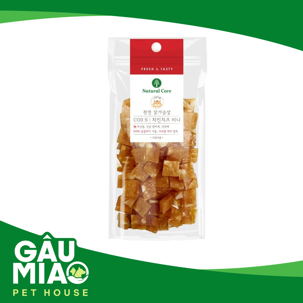 Natural Core - Thịt gà & phô mai cho mèo 40g
