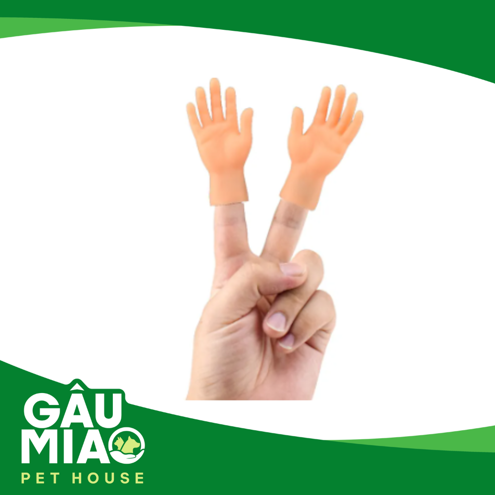 Bàn tay giả chọc mèo bằng nhựa VINYL