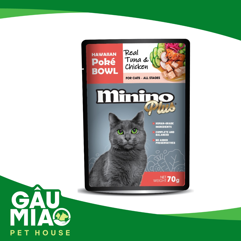Minino plus - Pate cho mèo 70g