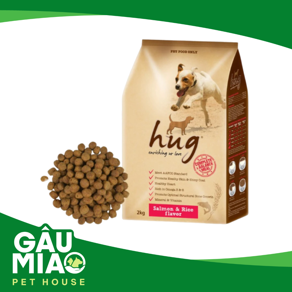 Hug Dry Dog Food - thức ăn hạt cho chó 2kg