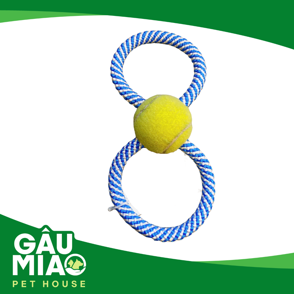 Đồ chơi dây thừng xỏ Banh tennis