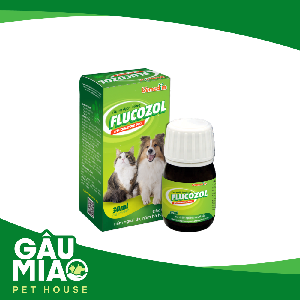VMD - Flucozol 30ml - Trị nấm ngoài da, nấm hô hấp