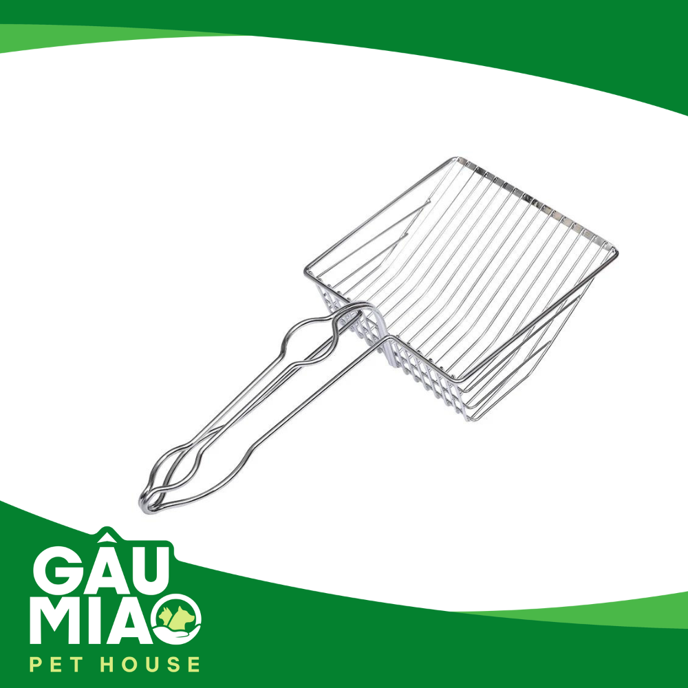 Xẻng kim loại vệ sinh cho mèo