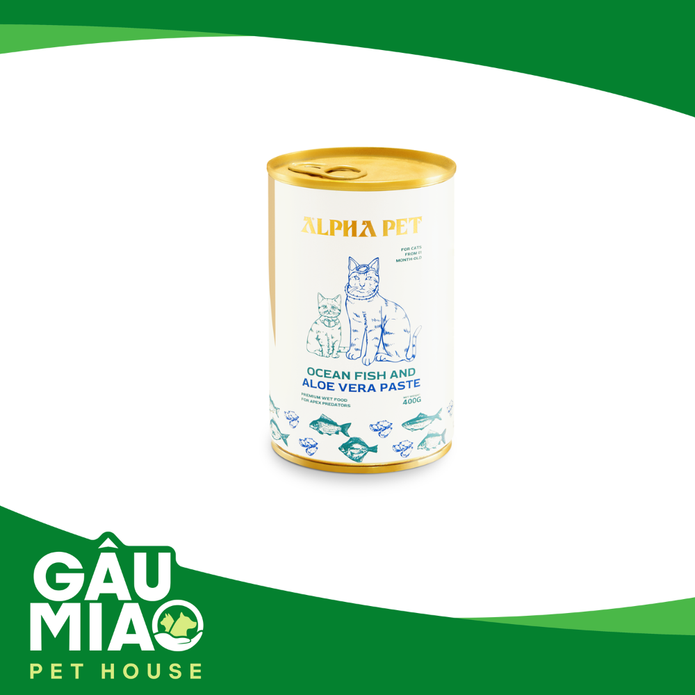 Alpha pet - pate cá biển cho mèo từ 1 tháng tuổi 400g