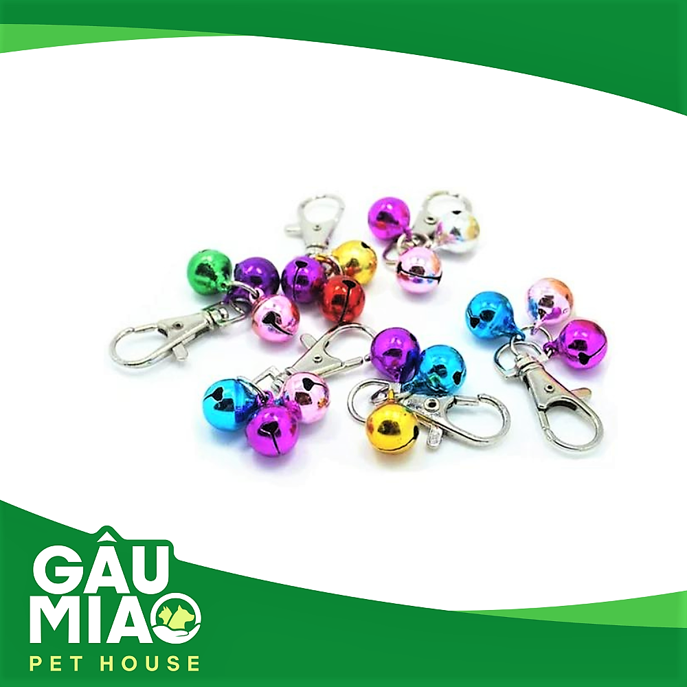 Combo 3 chuông nhỏ 12mm kèm móc khóa