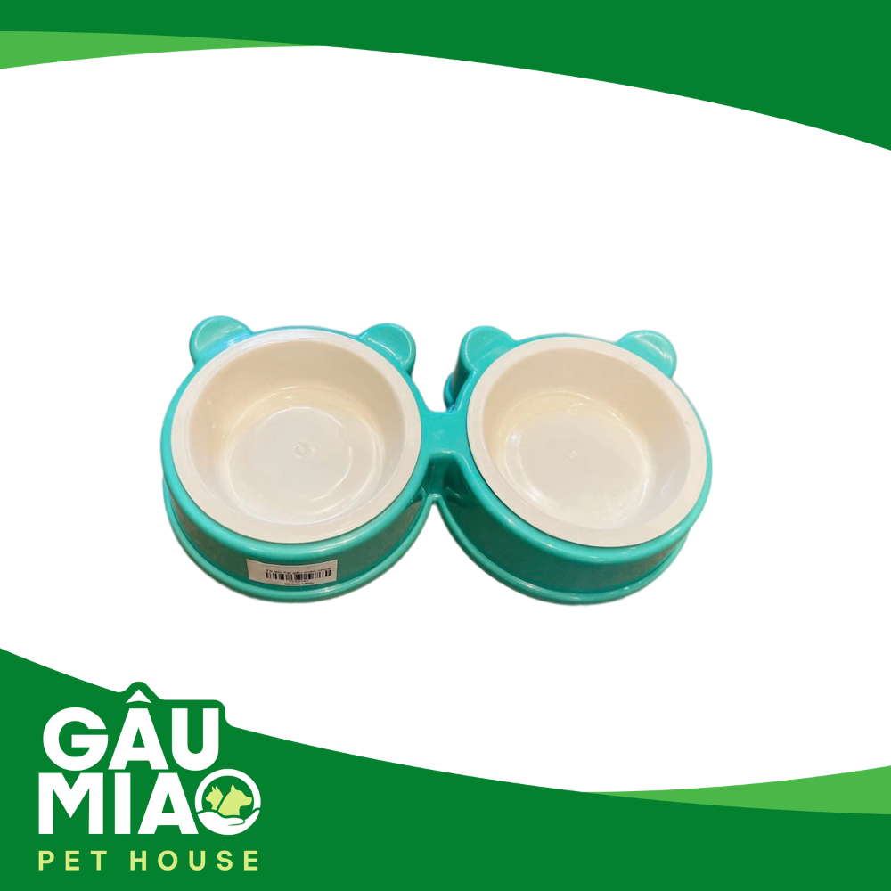 Tô đôi Tai gấu chén nhựa
