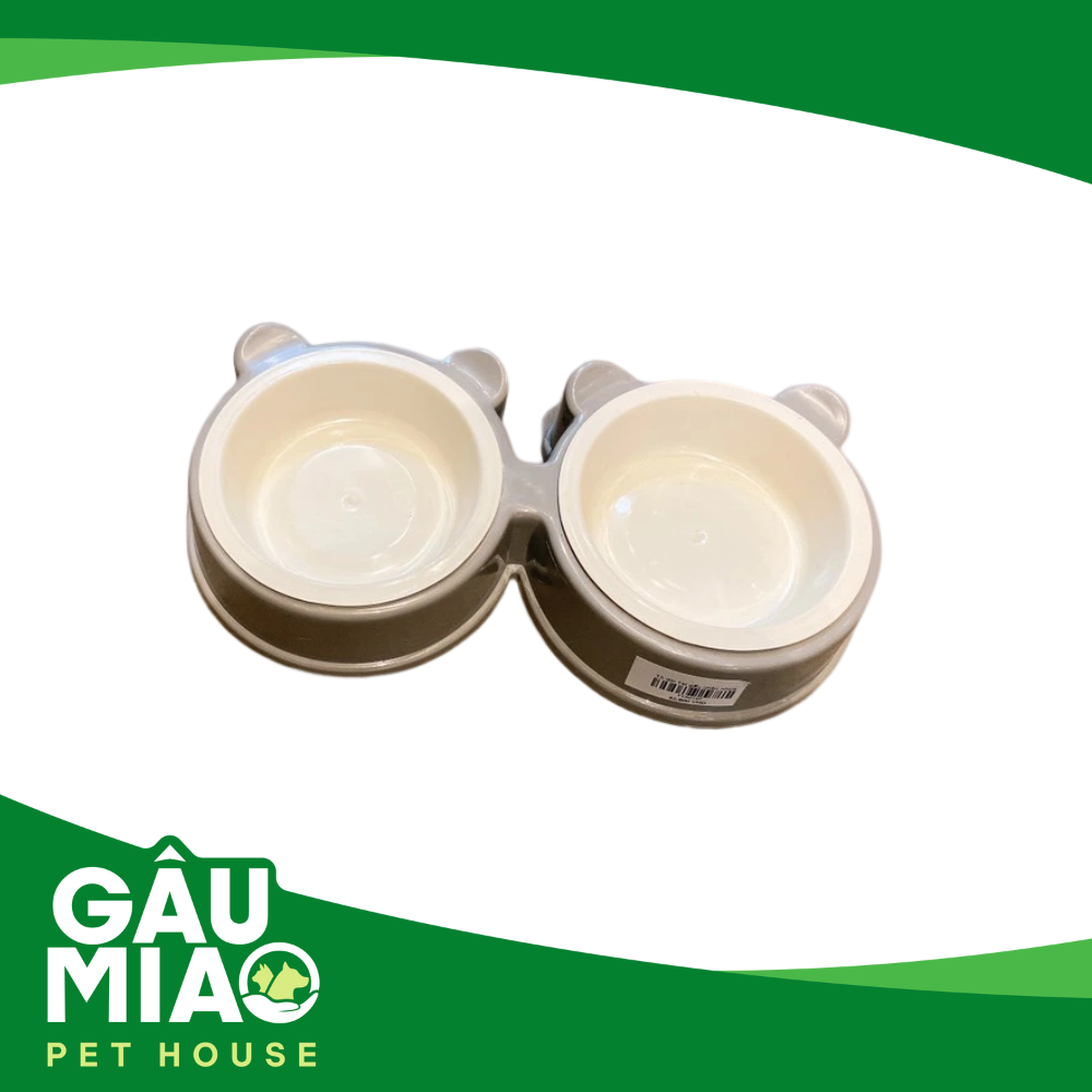 Tô đôi Tai gấu chén nhựa