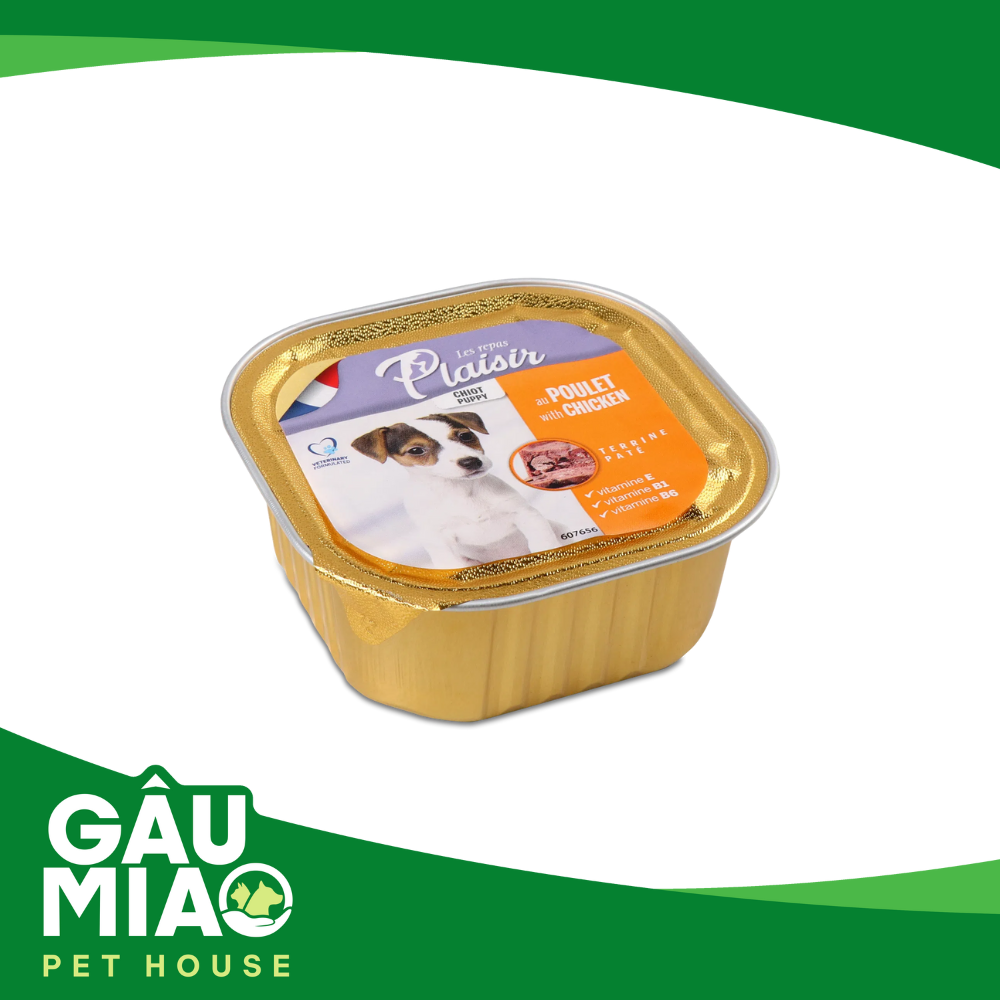 Pate cho chó Plaisir - Vị Gà 150g
