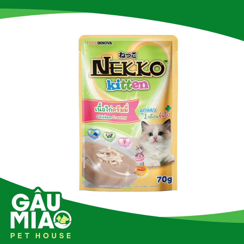Nekko Pate cho mèo con gói 70g