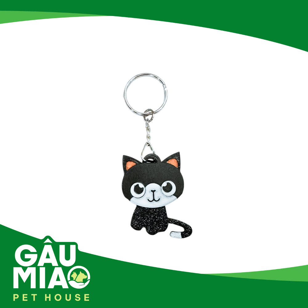 Móc khoá mèo lúc lắc