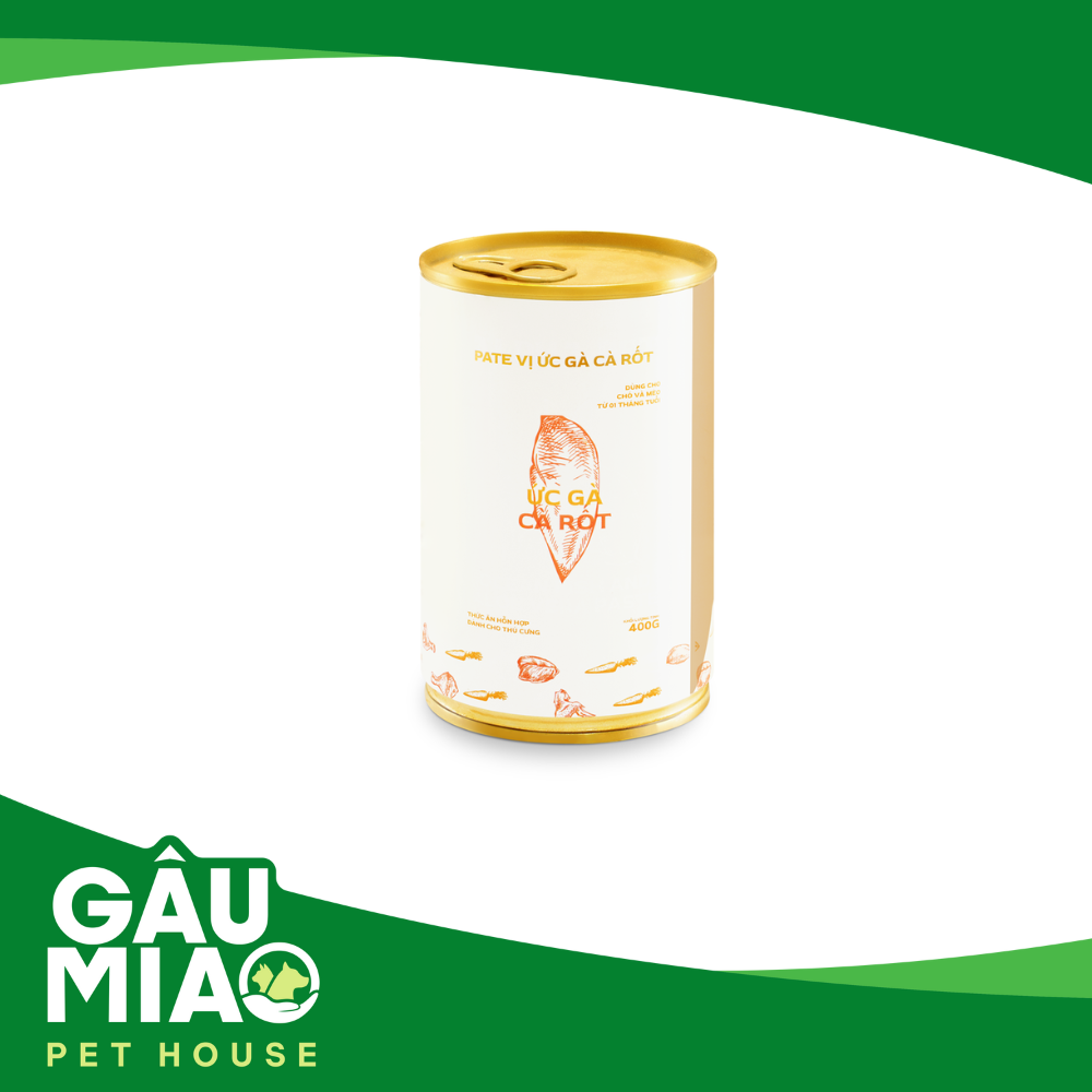 Alpha pet - pate cho chó mèo từ 1 tháng tuổi 400g