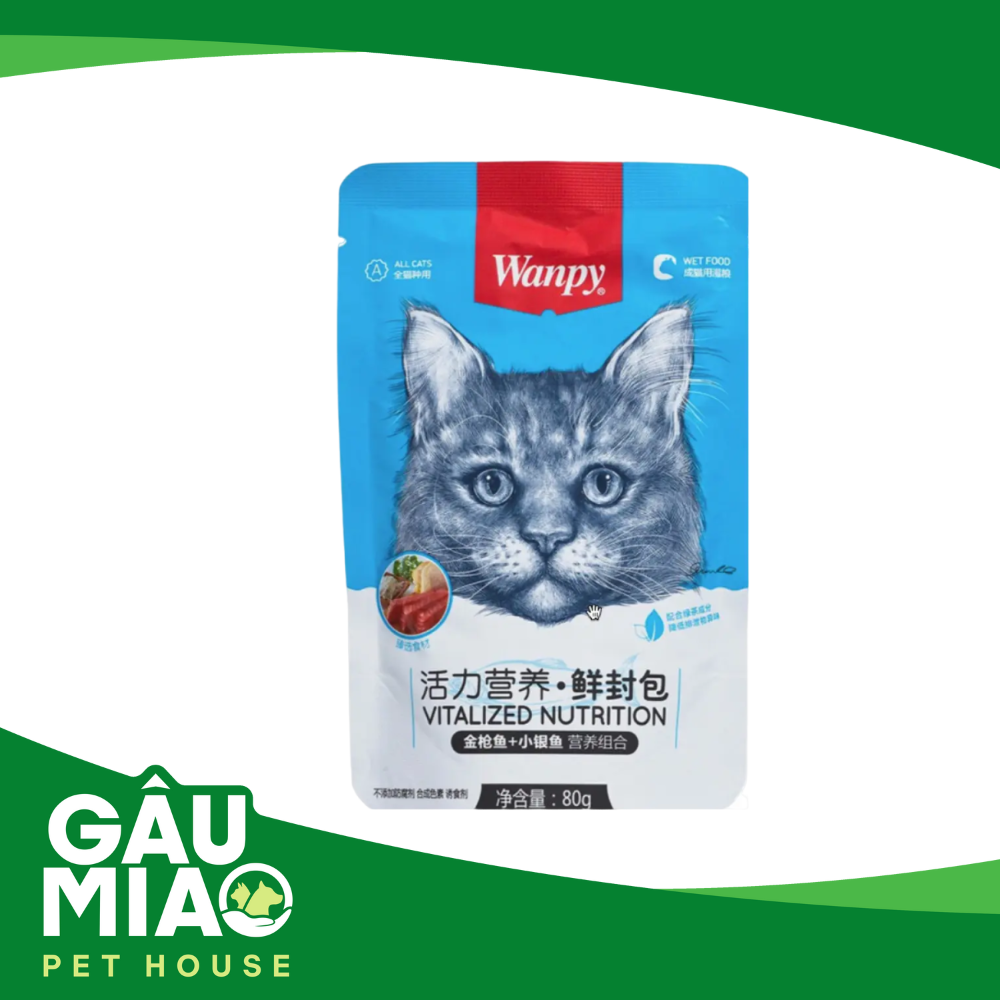 Wanpy pate cho mèo 80g