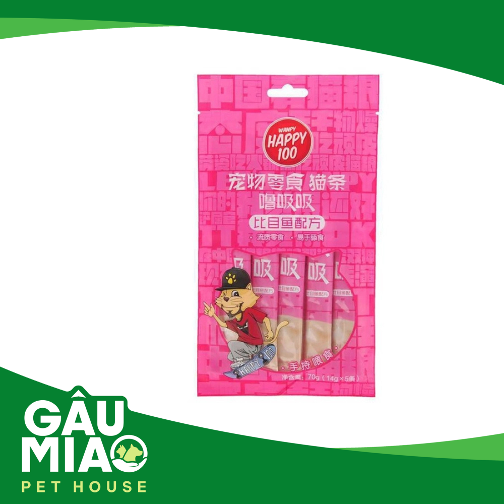 Súp thưởng cho mèo - Happy 100 70g
