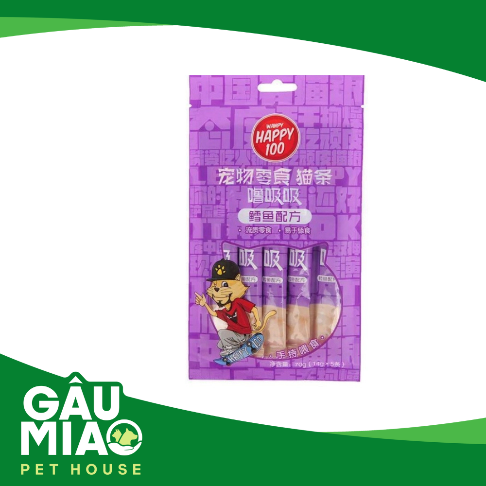 Súp thưởng cho mèo - Happy 100 70g