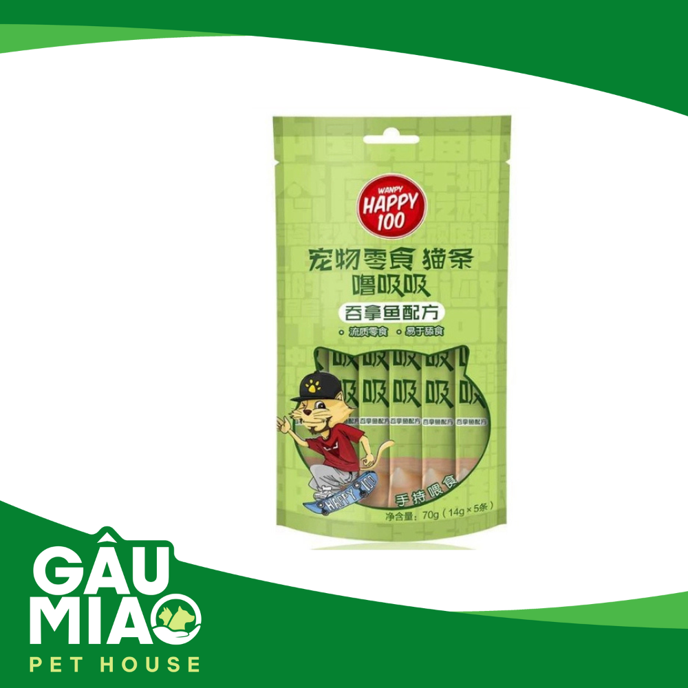Súp thưởng cho mèo - Happy 100 70g