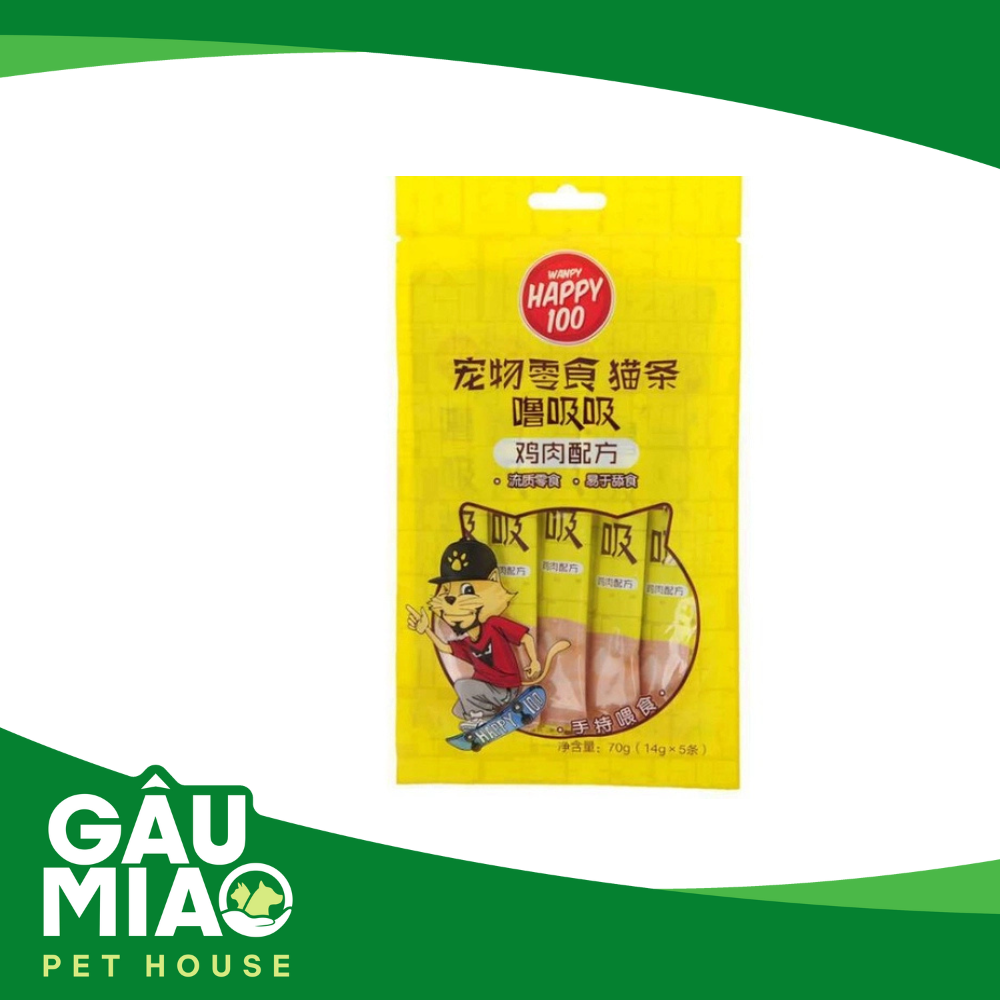 Súp thưởng cho mèo - Happy 100 70g