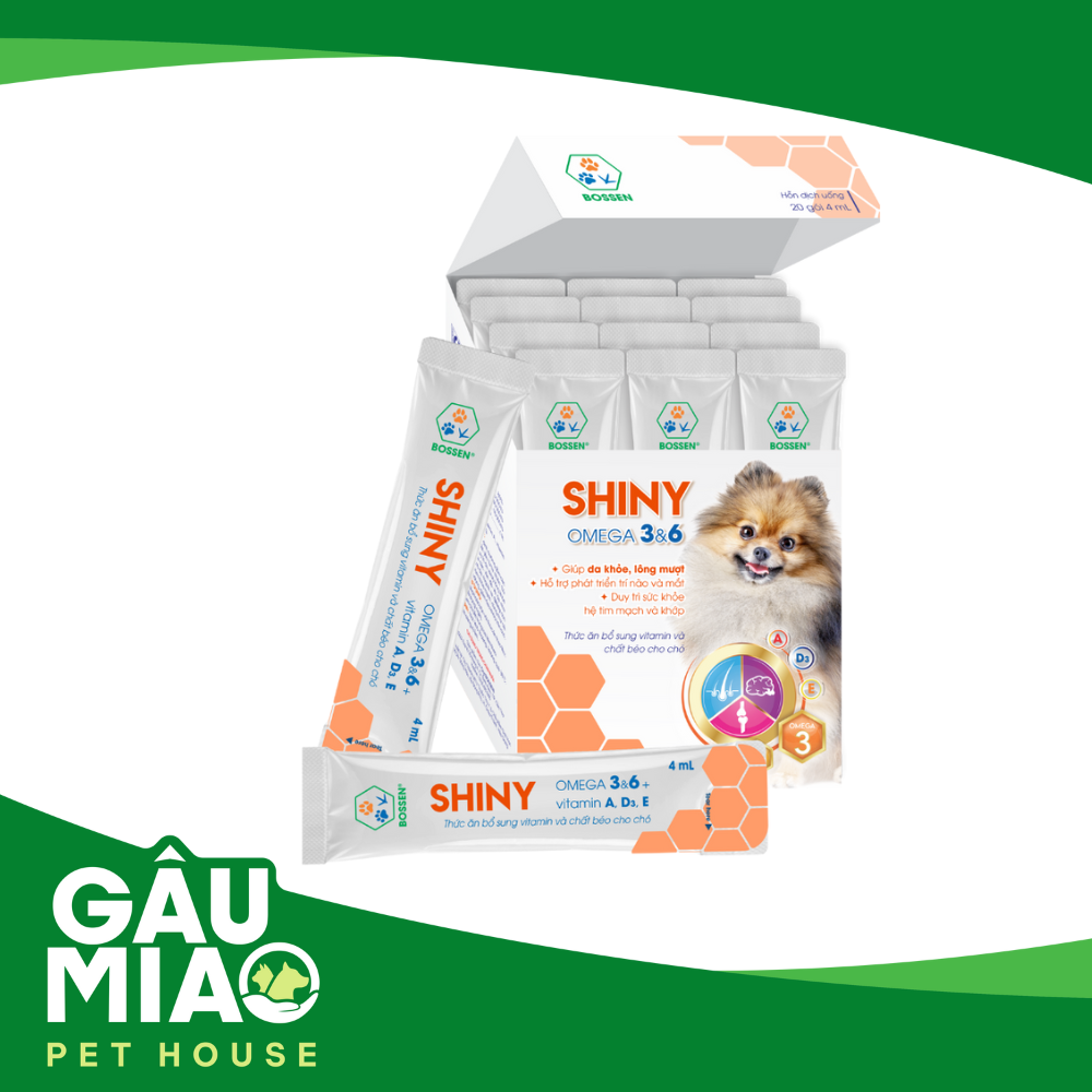 Shiny Dog-Omega 3&6-Da khoẻ, mượt lông cho chó