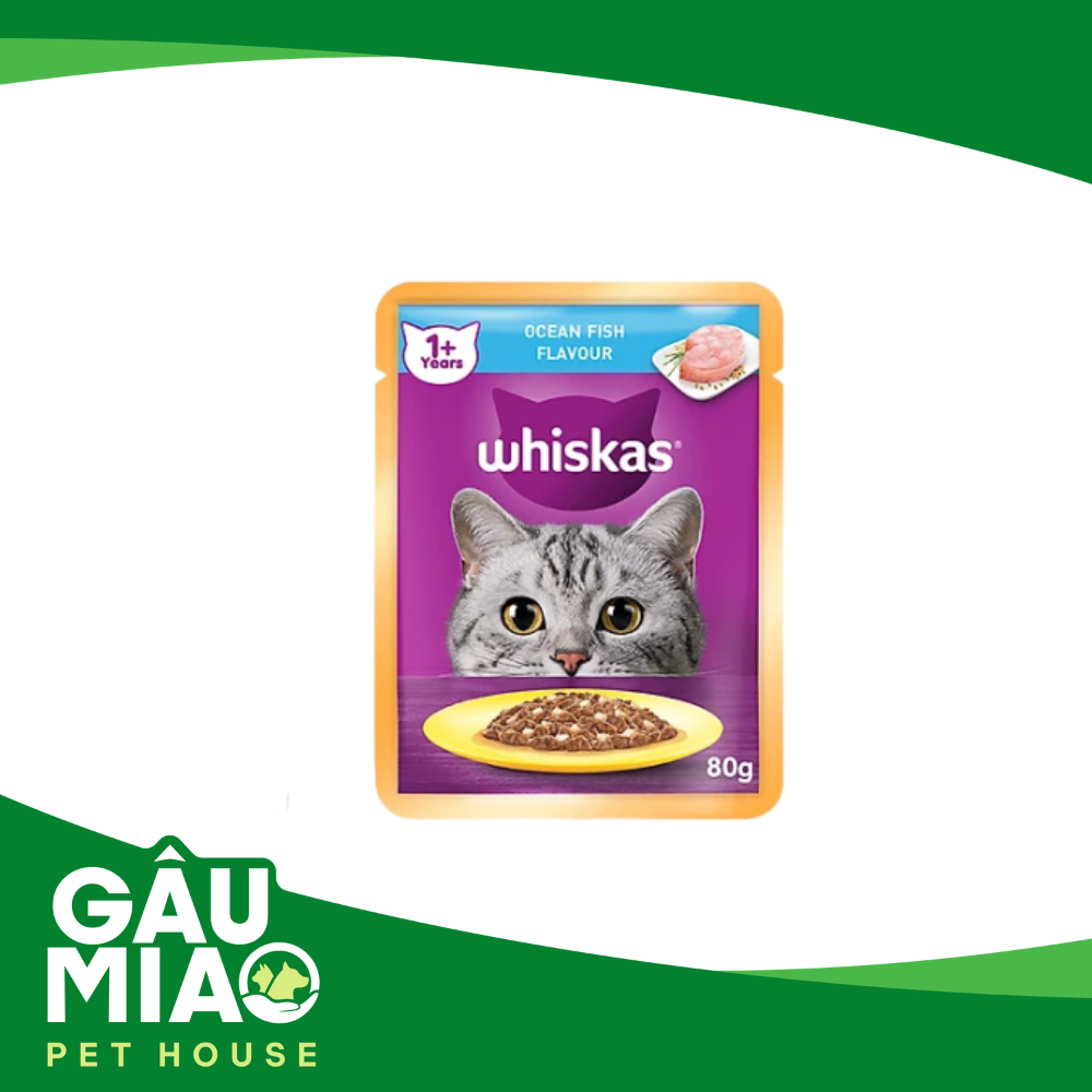 Whiskas Pate Adult Cat 80g - Pate cho mèo trưởng thành