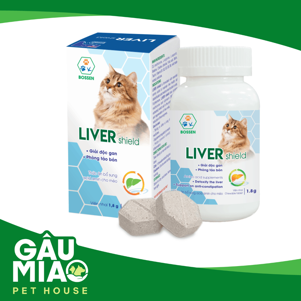 Liver Shield Cat-Giải độc gan, ngừa táo bón cho mèo